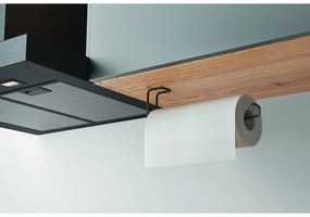 Fekete fali papírtörlő tartó - Metaltex
