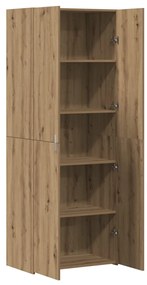 Artisan Oak Magas Tároló 70x42.5x185 cm Mérnöki fa