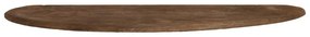 Sötét natúr színű mangófa fali polc 70 cm Ginosu – Light & Living