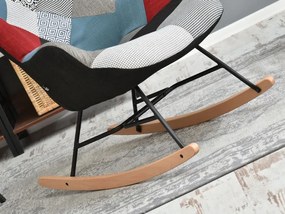 Fotel Sibyla (patchwork + fehér bükk). 1110388