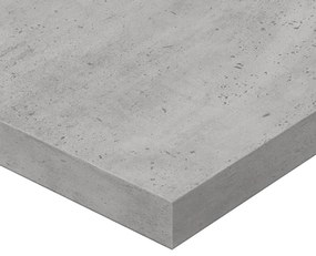 4 db betonszürke szerelt fa könyvespolc lap 80 x 20 x 1,5 cm