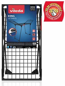 Vileda King ruhaszárító fekete 20 m