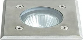 RENDL ORBU SQ 10 süllyesztett lámpa rozsdamentes acél 230V LED GU10 15W IP67