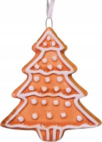 Barna karácsonyfa Dolomit dísz medál