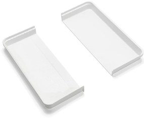 Fehér-szürke műanyag evőeszköztartó fiókba 58,5 x 41,5 cm – Addis