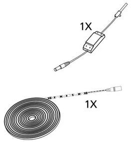Eglo 99717 - LED Szalag 2m LED/10,8W/24V