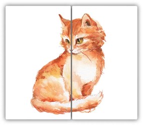 Üveg vágódeszka Red Cat 60x52 cm