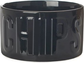 Fekete kerámia szervírozó tálka 1 l Chips – Balvi
