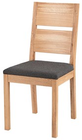 AMI nábytek Tömör tölgyfa kárpitozott szék Minoas