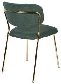 Sötétzöld étkezőszék szett 2 db-os Jolien – White Label