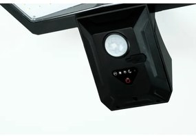 Immax 08482L-LED Napelemes érzékelős fali lámpa LED/2,6W/5,5V IP65 fekete