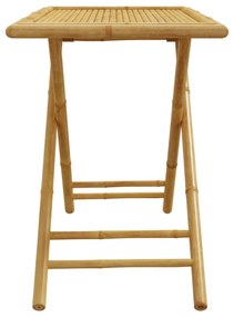 összecsukható bambusz kerti asztal 110x55x75 cm