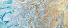 Kép - Kék márvány (120x50 cm)