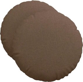 vidaXL Ülőpárnák 2 pcs Barna Ø50 x 19 cm szövet