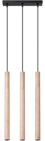 Sollux SL.1267 - Csillár zsinóron PASTELO 3xG9/8W/230V fa