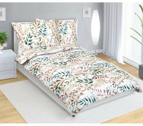 Bellatex Twig  pamut ágyneműhuzat bézs, 140 x 200 cm, 70 x 90 cm, 140 x 200 cm, 70 x 90 cm