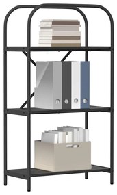 Könyvespolc Musta tammi 60 x 30 x 109 cm Faanyag