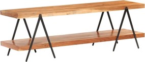 vidaXL tömör akácfa TV-szekrény 160 x 40 x 50 cm