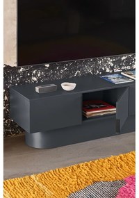 Antracitszürke TV-állvány 200x50 cm Totem – Teulat