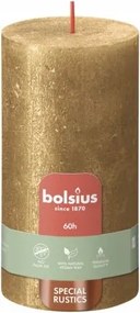 Bolsius Rusztikus fatörzsgyertya Shimmer 60H 2db