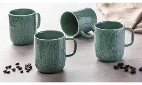 Türkiz porcelán bögre szett 4 db-os 400 ml Heath Jade – Ladelle
