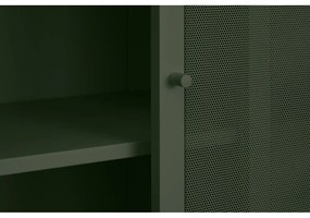 Sötétzöld fém szekrény tolóajtóval 90x180x40 cm Veep – Unique Furniture