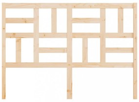 tömör fenyőfa ágyfejtámla 126x4x104 cm