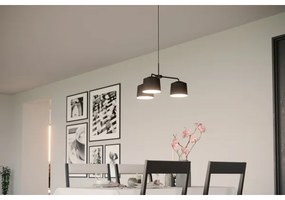 Eglo 900446 - Csillár zsinóron CAGUANES 3xE27/40W/230V