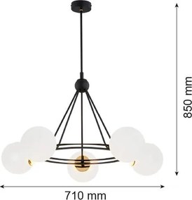 Argon AMALFI 2119 Csillár 5x15W/E27 IP20