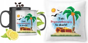 Elnöki Bögre Szett Varázslatos Párna Nyomtatott Fotóval