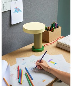 Zöld asztali lámpa (magasság 25 cm) Magic – Hübsch