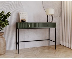 SUE konzolasztal zöld/fekete