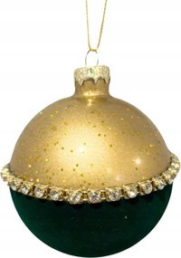 Díszített üveggömb 8cm B20A0618