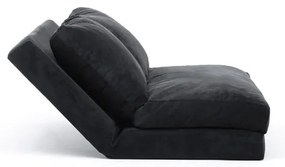 Fekete kinyitható kanapé 120 cm Taida – Balcab Home