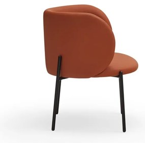 Narancssárga műbőr fotel Mogi - Teulat