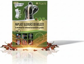 Melegítő tapasz kapszaicinnel és távoli infravörös kerámiaporral 12x18cm