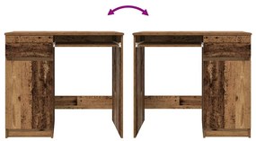 antik fa szerelt fa íróasztal 86x49x76 cm