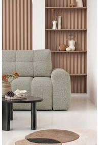 Világosbarna kinyitható tárolóhelyes moduláris sarokkanapé (bal oldali) Lulu – Miuform