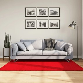OVIEDO piros rövid szálú szőnyeg 120 x 170 cm