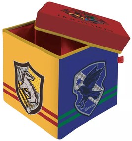 Harry Potter játéktároló doboz tetővel hogwarts 30x30x30cm