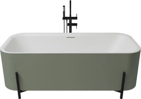 Aura szabadonálló kád_75x170_Sage/Blanco Mate