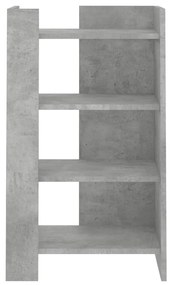 betonszürke szerelt fa tálalószekrény 45 x 35 x 75 cm