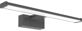 Brilagi Brilagi - VESTRA LED fürdőszobai tükörvilágítás, 6W, 230V, 30 cm, IP44, fekete BG2200