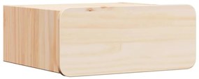 Éjjeli asztal 2 pcs Barna 39 x 34 x 16.5 cm Tömör fenyőfa