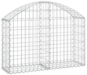 íves horganyzott vas gabion kosár 100x30x60/80 cm