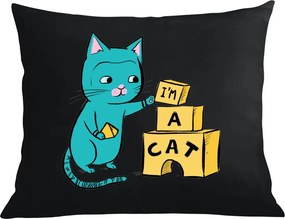Párna párnahuzat Cica vagyok Ajándék