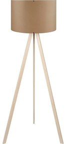 Állólámpa AYD 1xE27/40W/230V barna/bézs