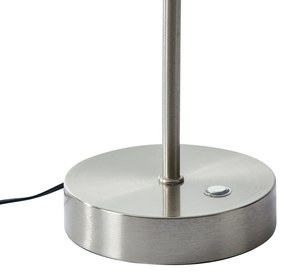 Design asztali lámpa acélból, opálüveggel, LED-del, dimmelhető - Joya