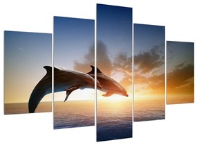 Delfinek képe (150x105 cm)