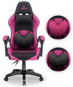 Rainbow Gamer szék - pink-fekete